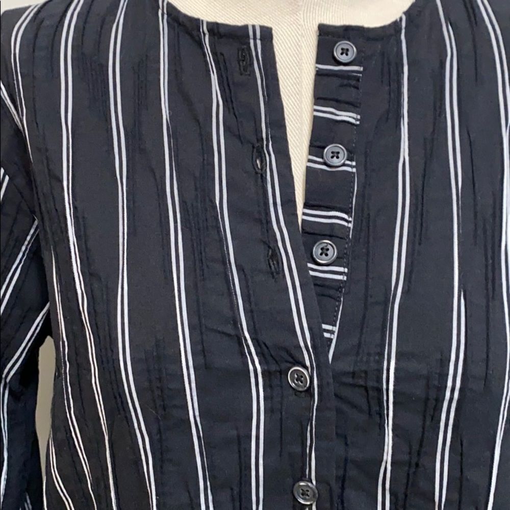 Spirit House‎ Striped Lagenlook Tunic Dress Black S - Picture 11 of 14